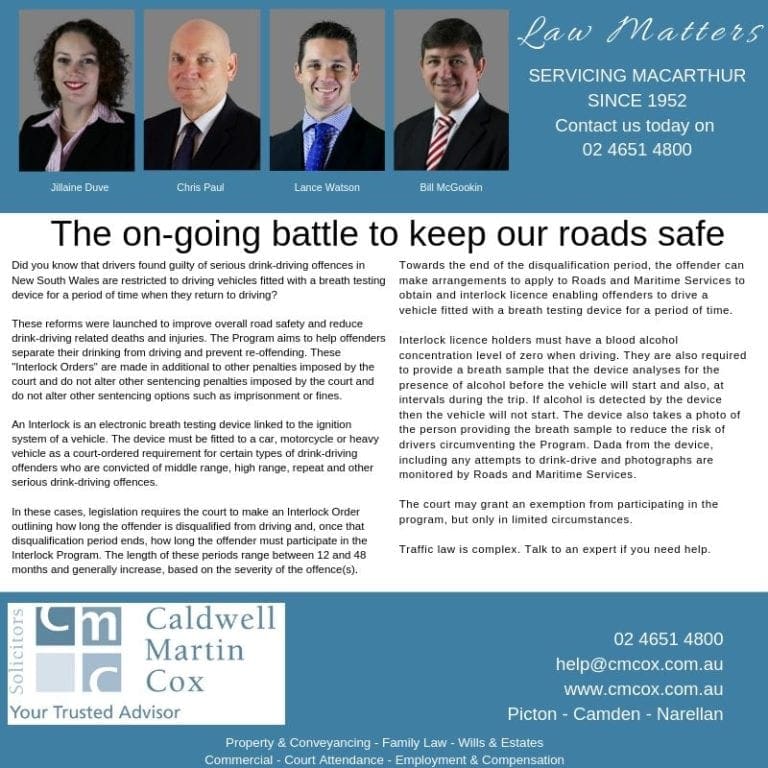 The on-going battle to keep our roads safe