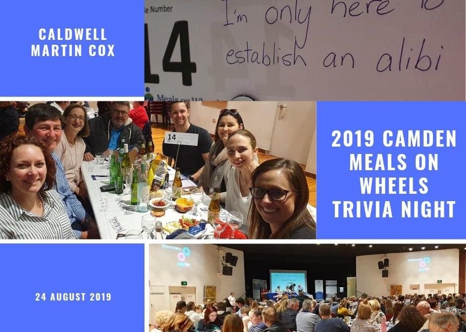 2019 Camden Meals on Wheels Trivia Night