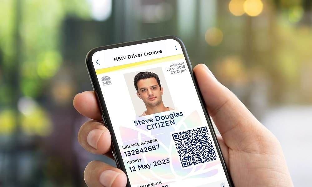 nsw_digital_driver's_licence Mobile screen browsing Service NSW App