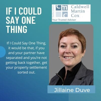 If I Could Say One Thing – Jillaine Duve