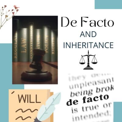 De Facto and Inheritance